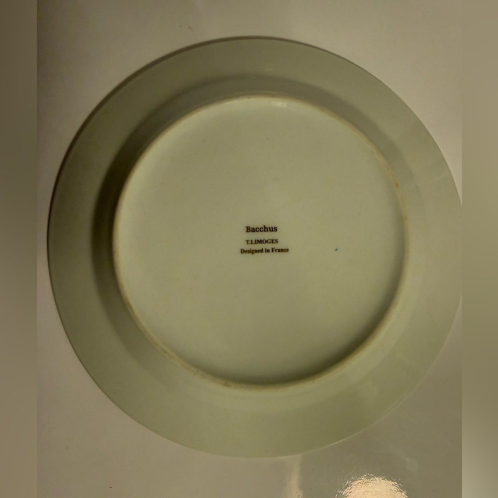 T.LIMOGES BACCHUS 7 ½” PLATE - Picture 2 of 3